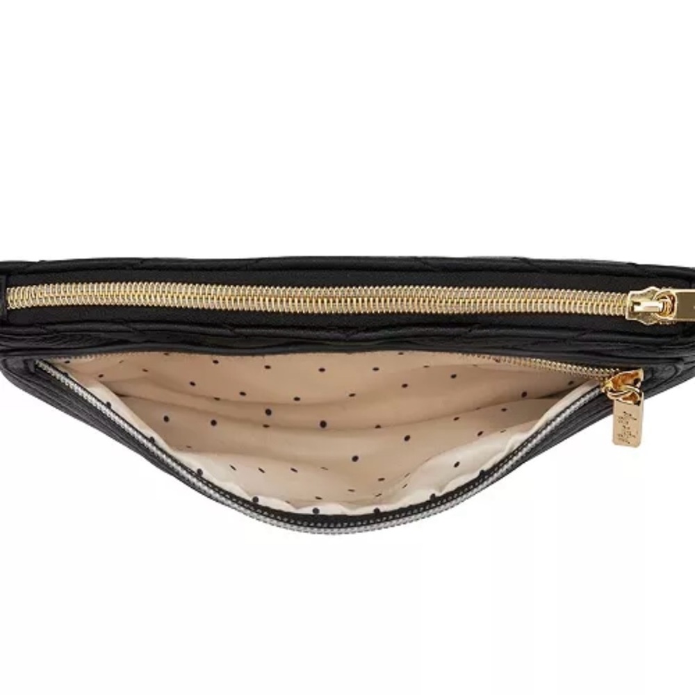 Itzy‎ Ritzy Black Boss Pouch Wallet Wristlet Belt Bag - Picture 5 of 12